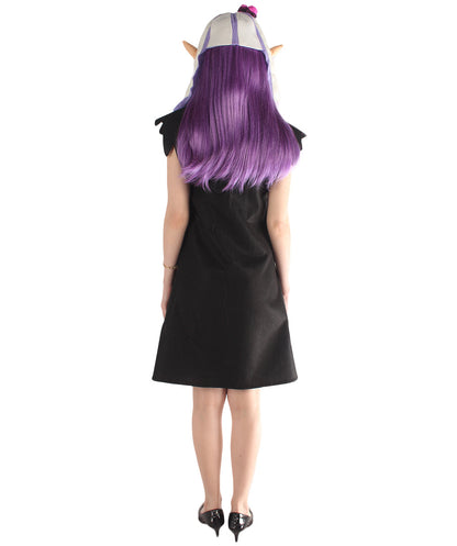 Women Squid Kid Gaming Costume | Black Fancy Costume.