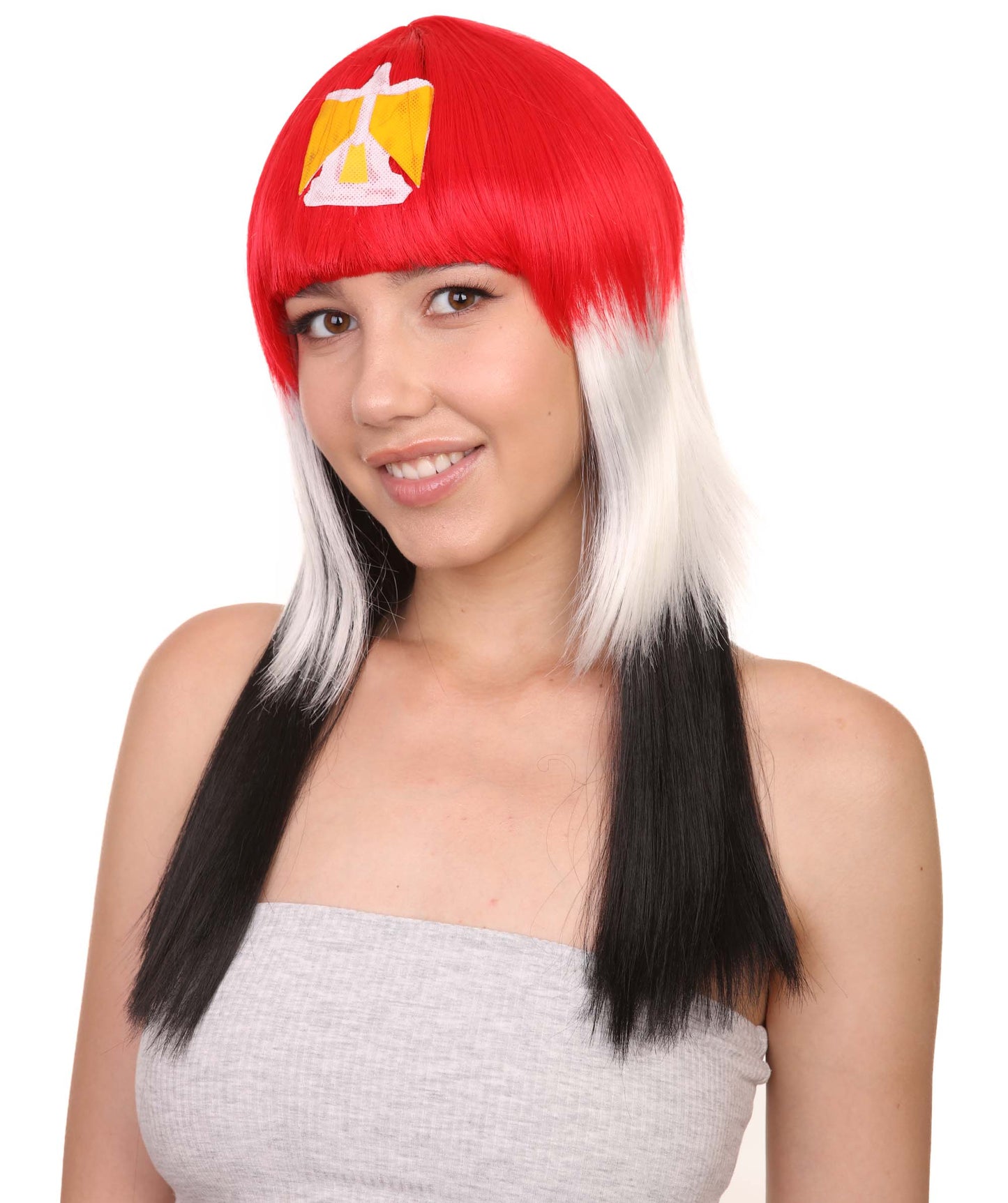 Egypt Flag Long Bob Wig