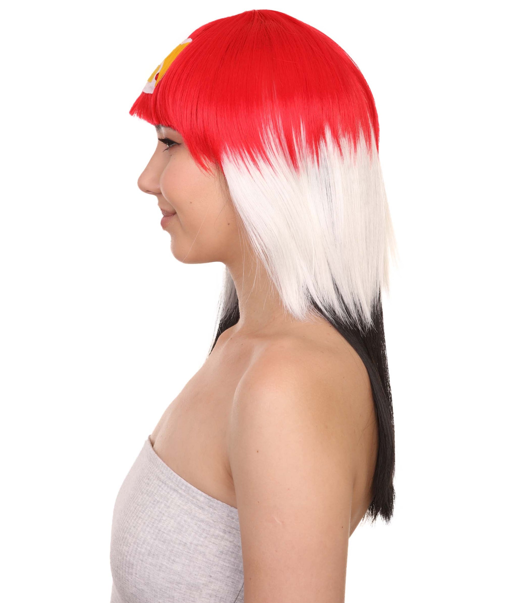 Egypt Flag Long Bob Wig