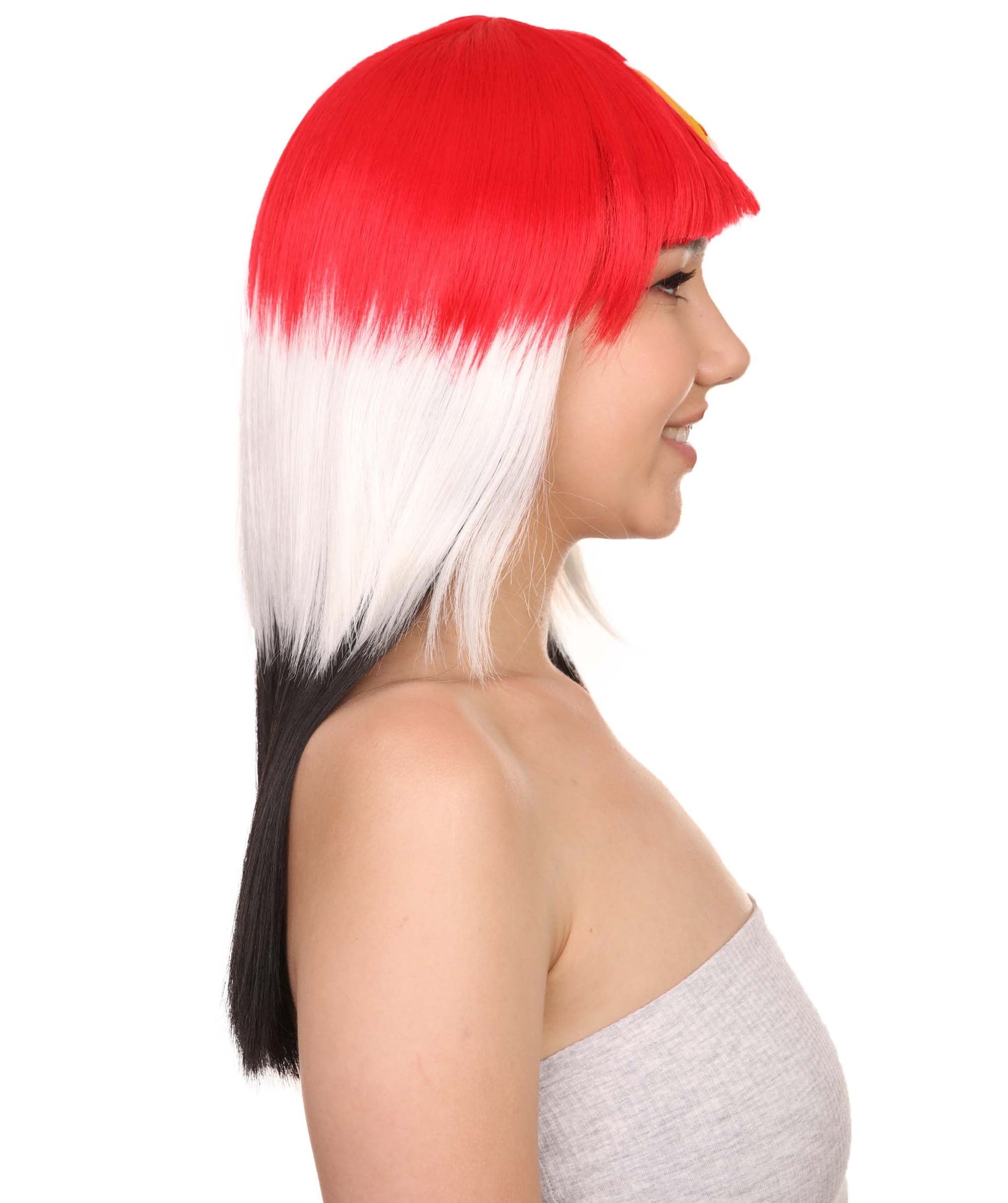 Egypt Flag Long Bob Wig