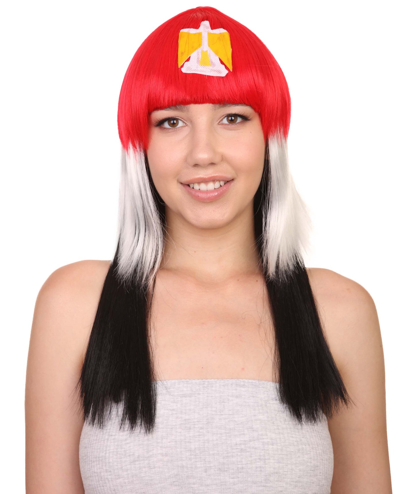 Egypt Flag Long Bob Wig