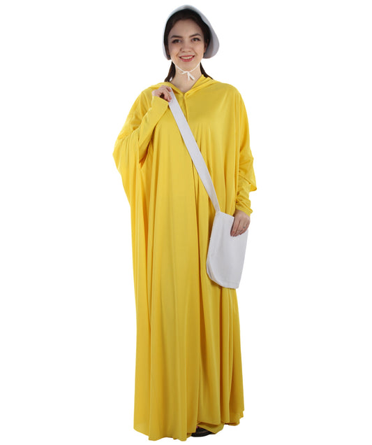 Women's Handmaid Full Set Costume | Orange Fancy Costume