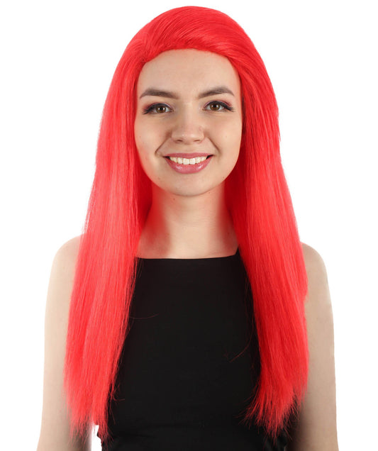 Side Part Cosplay Wig || Red