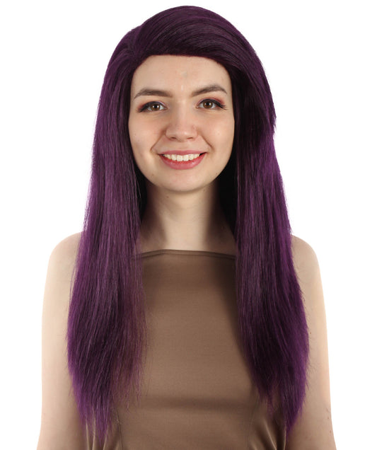 Side Part Cosplay Wig || Dark Purple