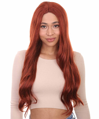 Glamour Womens Wig | Brown Stage/Event Fancy Halloween Wig | Premium Breathable Capless Cap