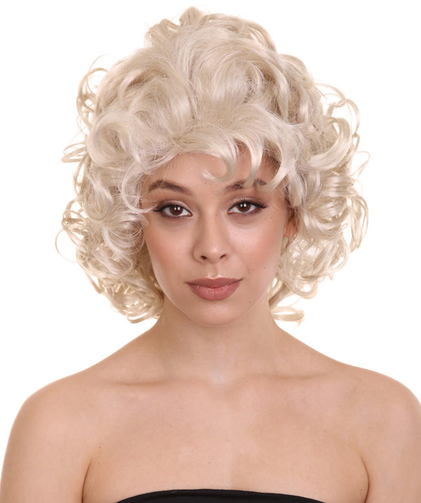 Blond Glamour Curly Wig