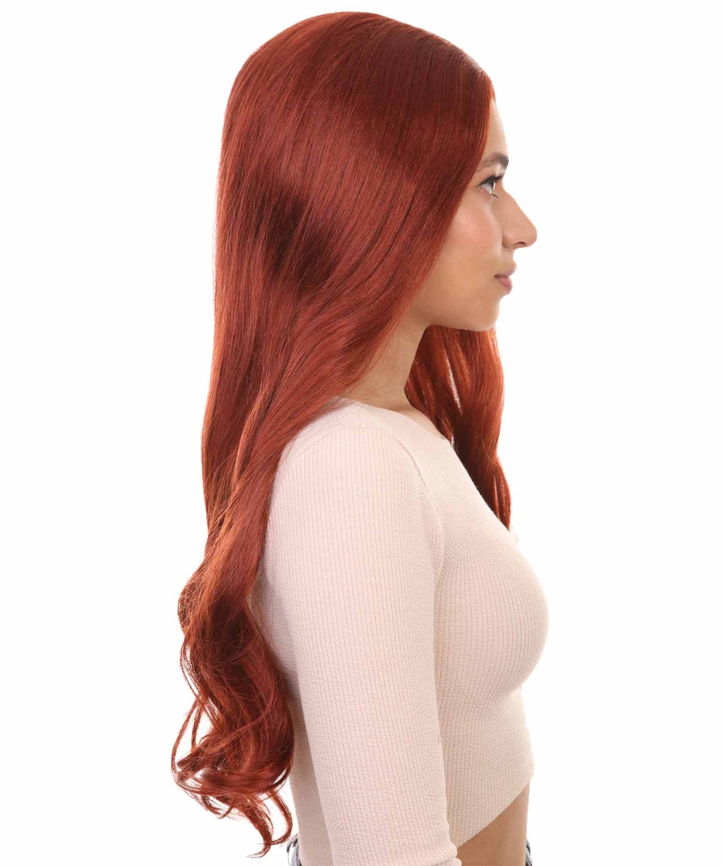 Glamour Womens Wig | Brown Stage/Event Fancy Halloween Wig | Premium Breathable Capless Cap