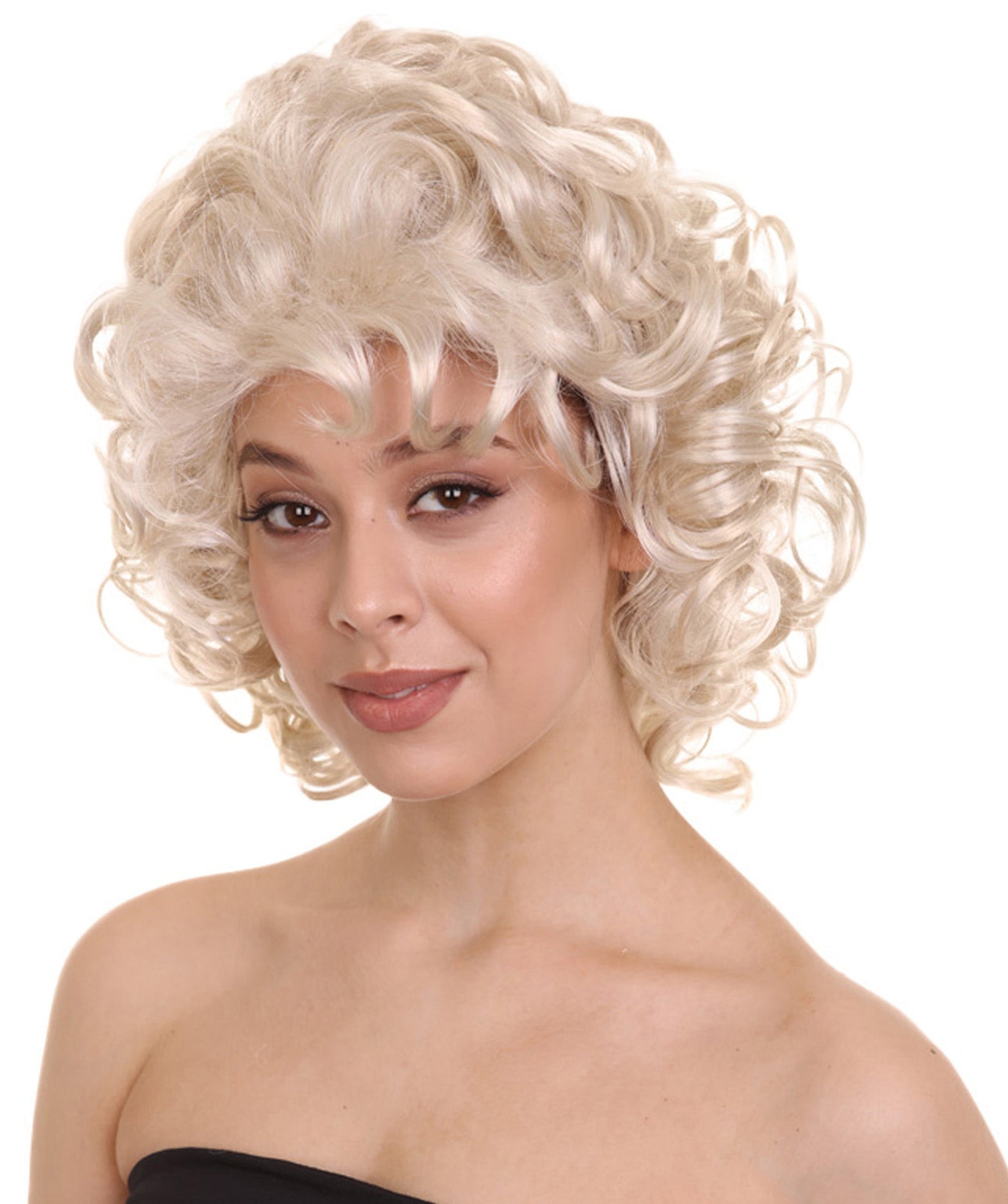 Blond Glamour Curly Wig