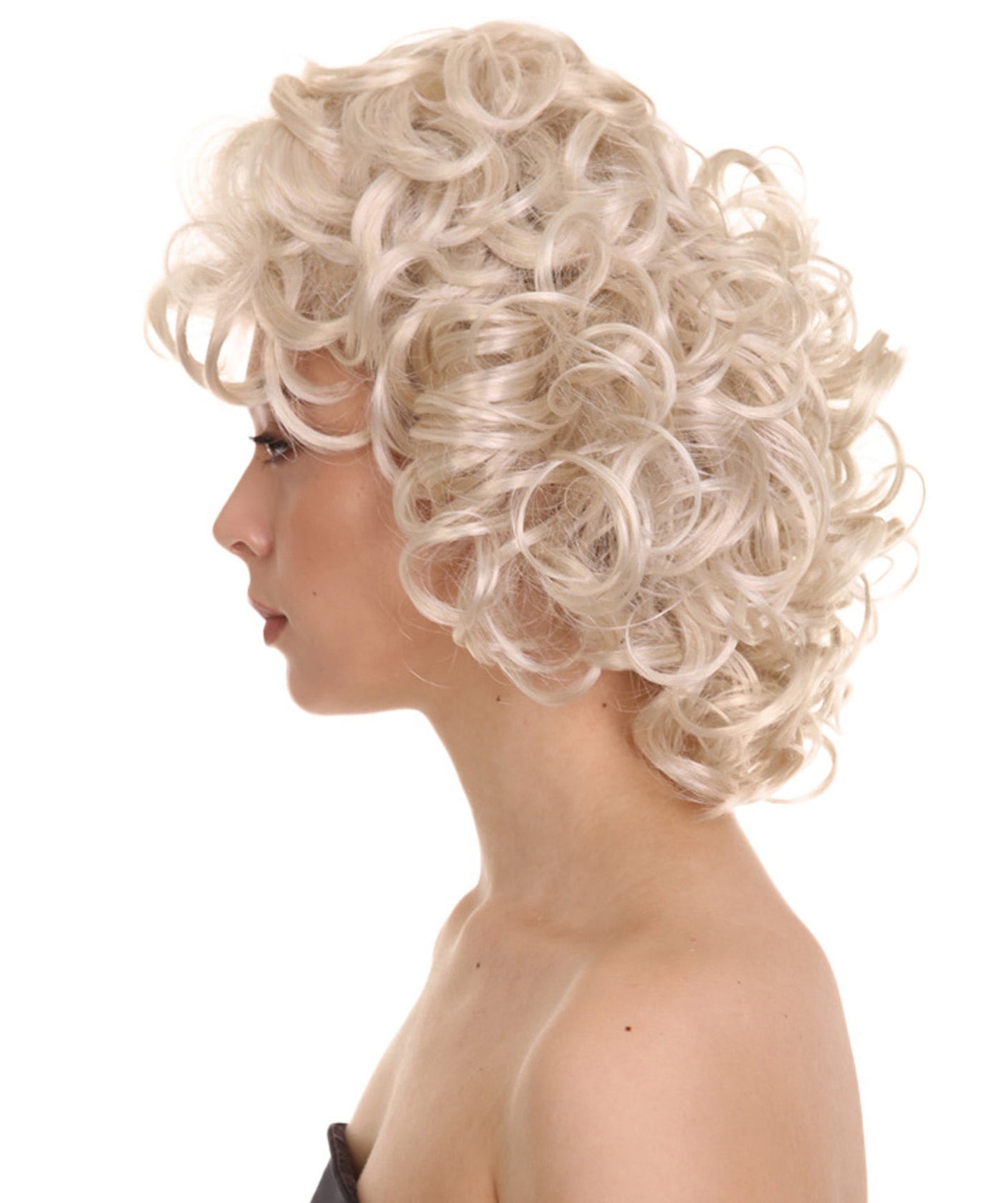 Blond Glamour Curly Wig