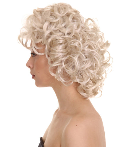 Blond Glamour Curly Wig