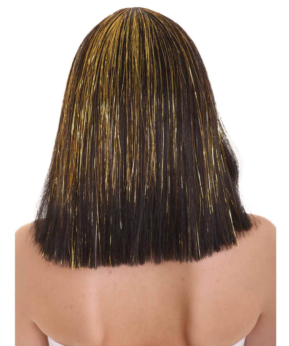 Gold Bob Tinsel Wig