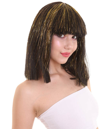 Gold Bob Tinsel Wig