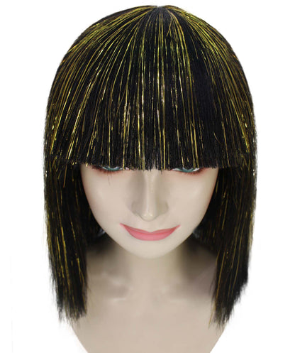 Gold Bob Tinsel Wig