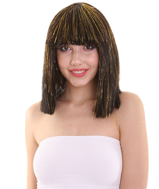 Gold Bob Tinsel Wig