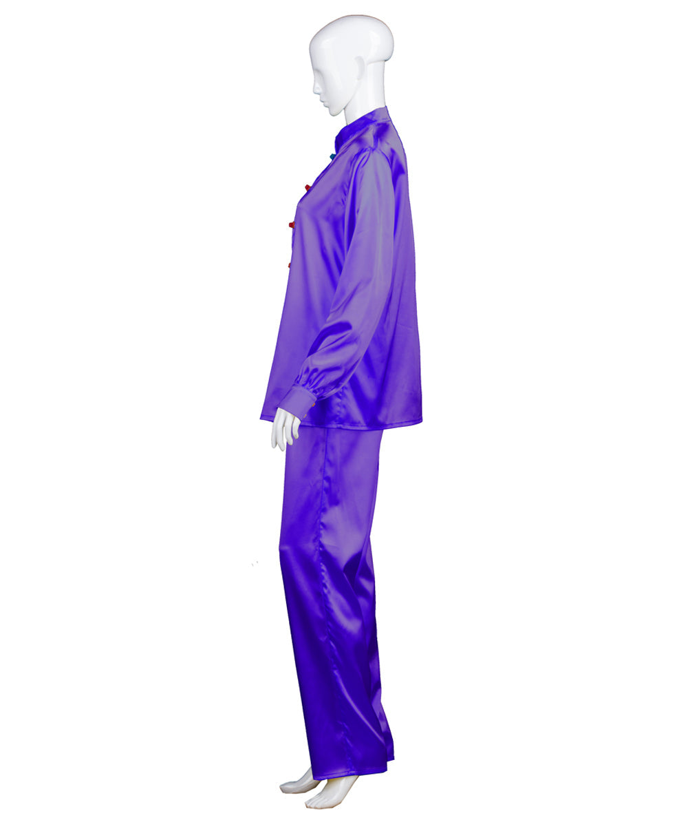 Dark Purple Chinese Traditional Kung Fu Costume