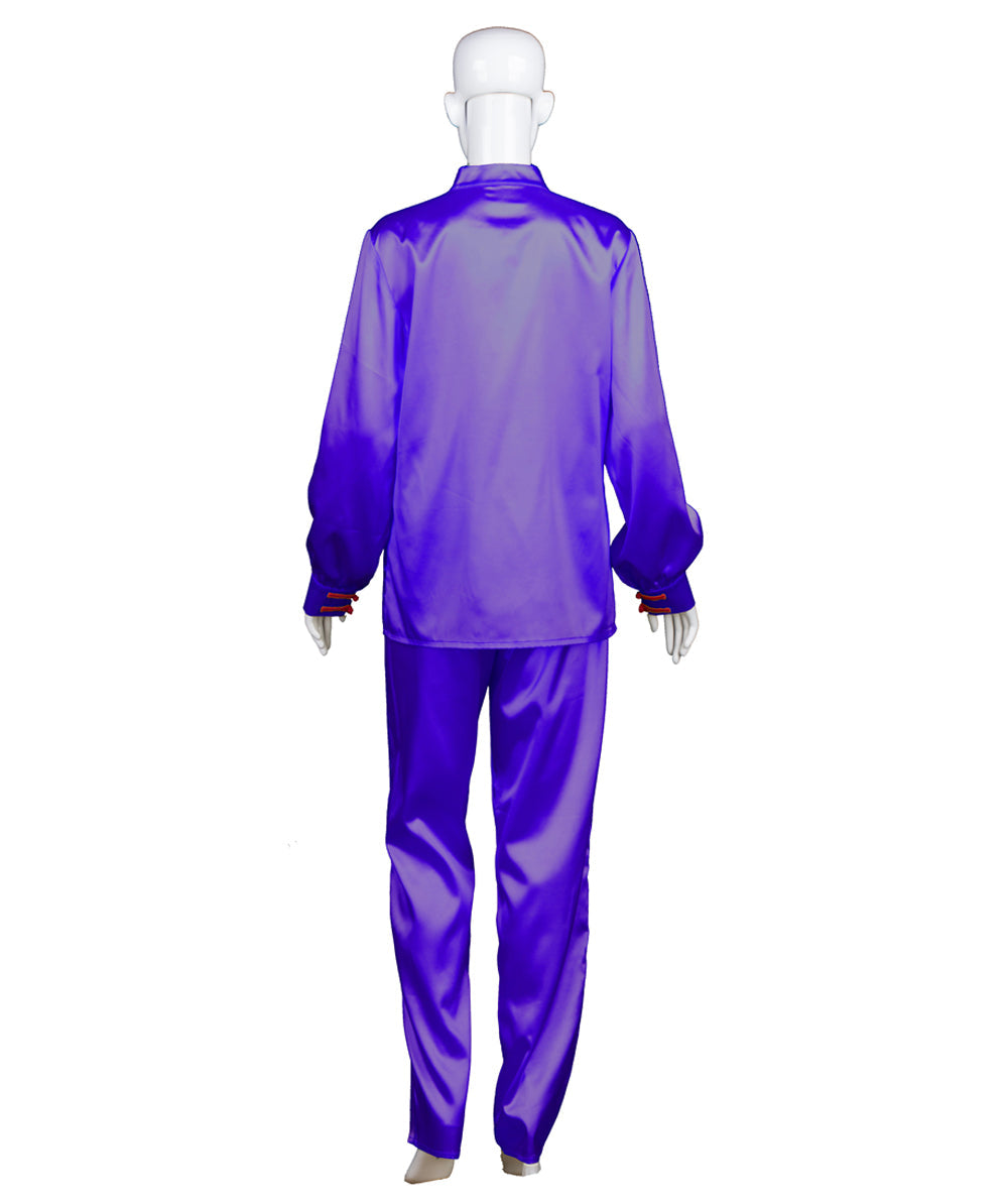 Dark Purple Chinese Traditional Kung Fu Costume