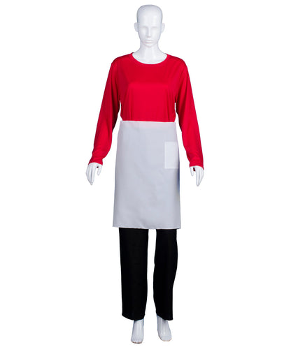 Women's Wife of Burgers Carton Cook TV/Movie Costume |  Red & White Fancy Costume