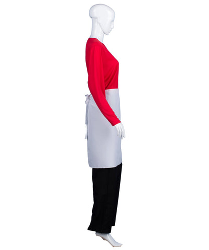 Women's Wife of Burgers Carton Cook TV/Movie Costume |  Red & White Fancy Costume