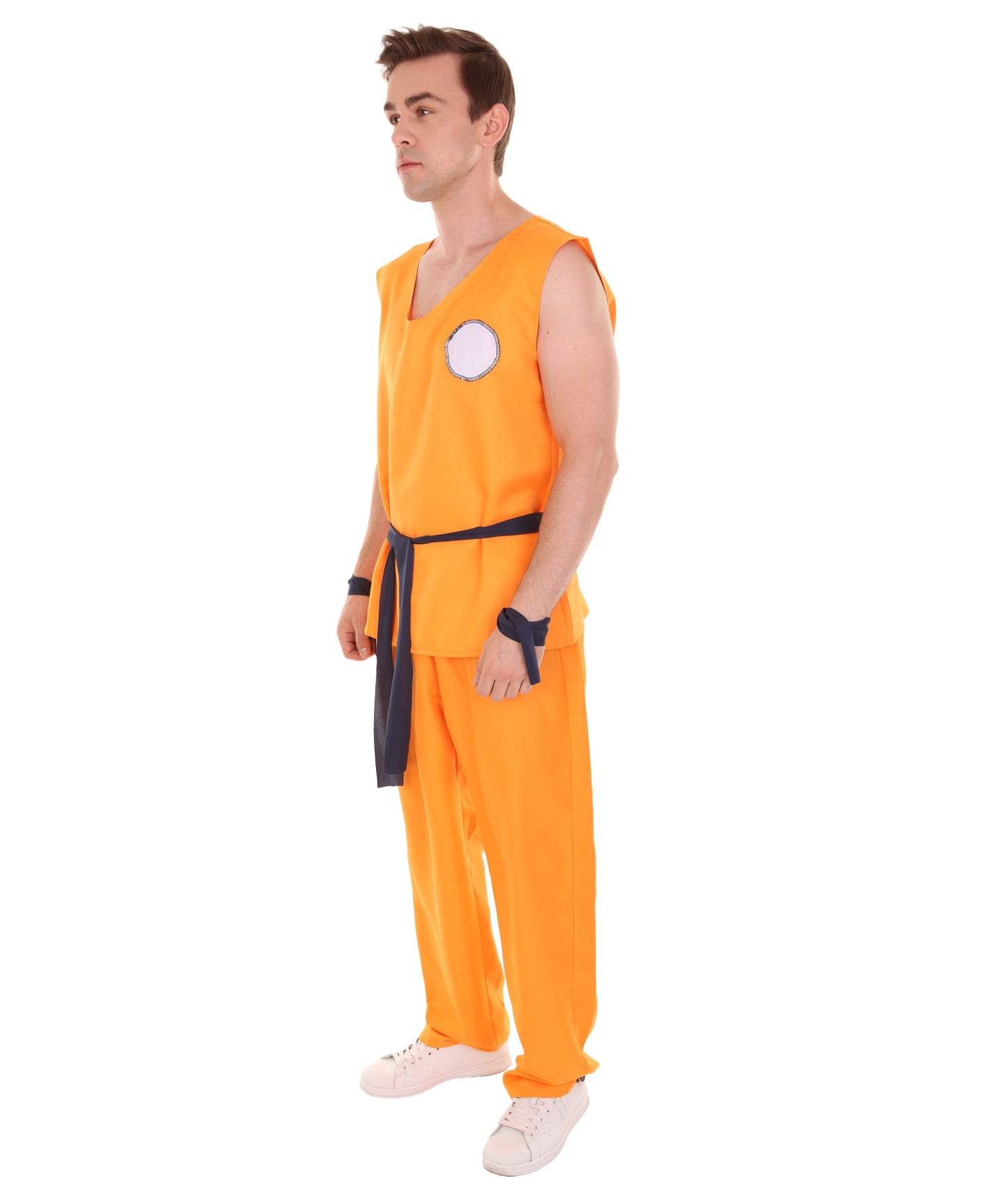 Men's Super Fighter Costume TV / Movie Costume | Orange Halloween Costume