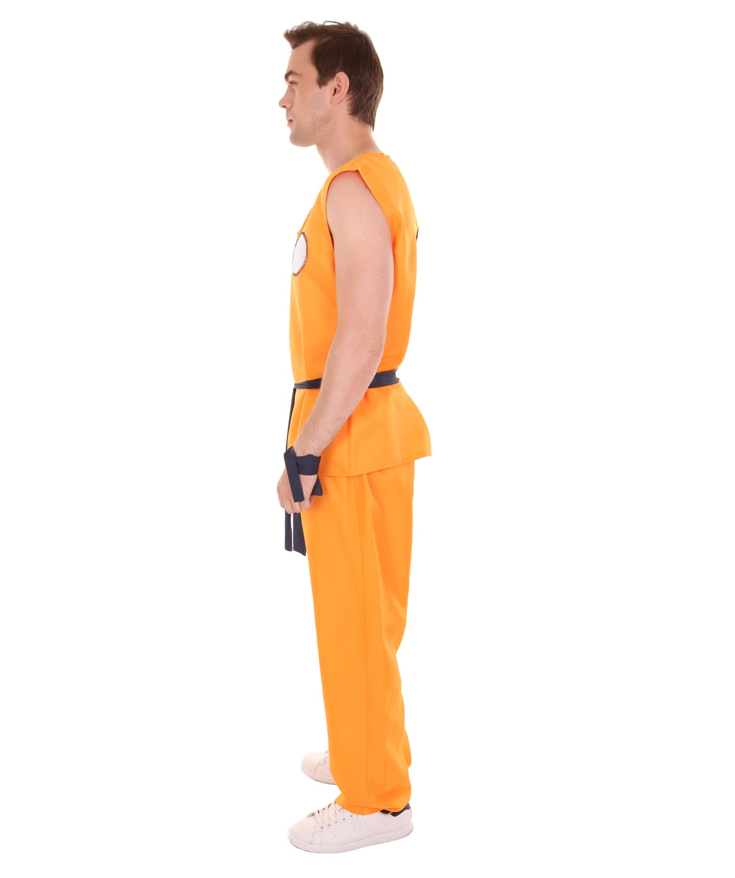 Men's Super Fighter Costume TV / Movie Costume | Orange Halloween Costume