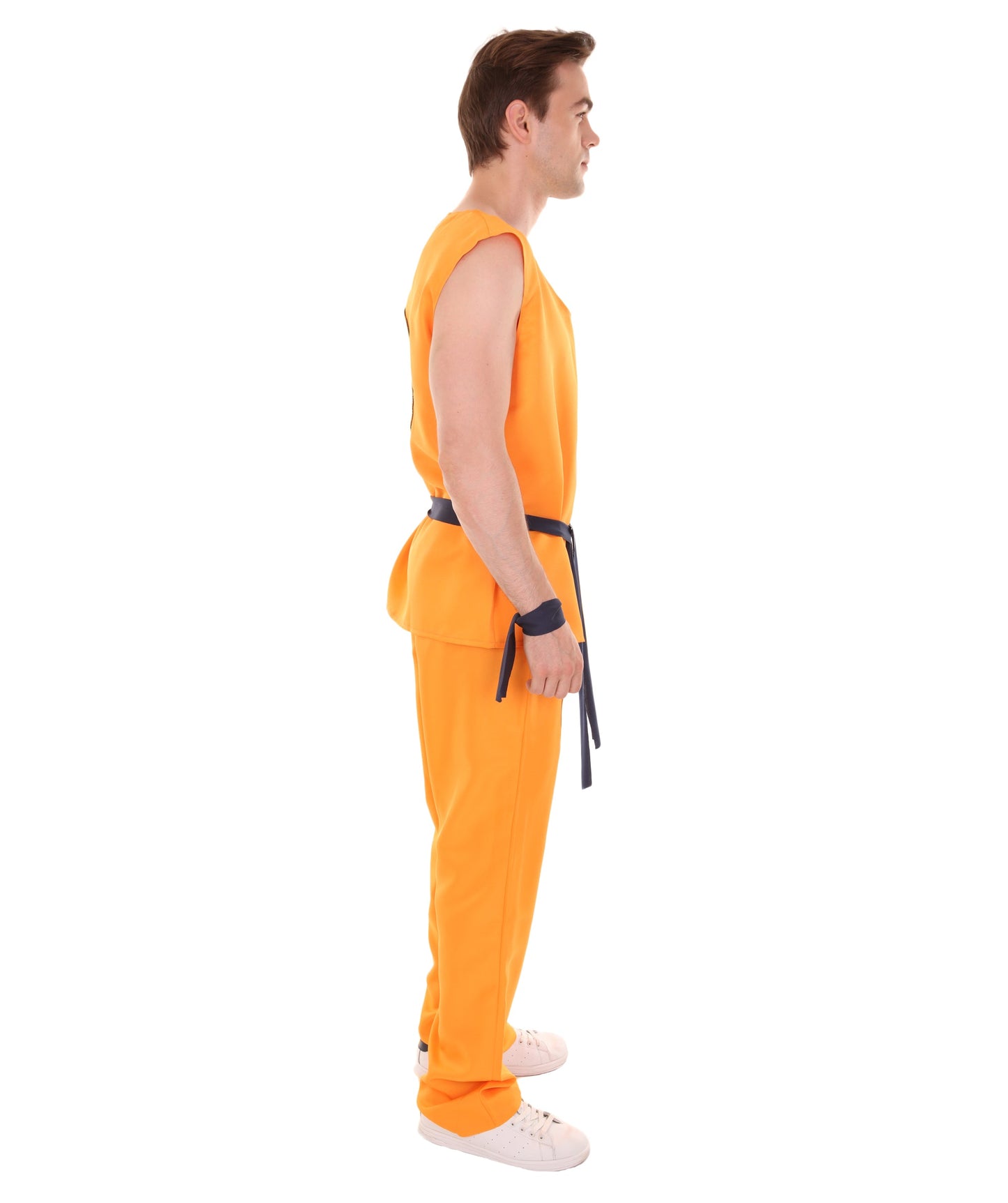 Men's Super Fighter Costume TV / Movie Costume | Orange Halloween Costume