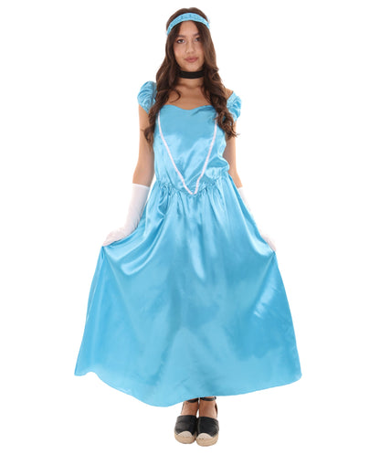 Light Blue Aristocrat Socialite Costume