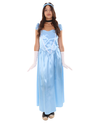 Medium Blue Aristocrat Socialite Costume