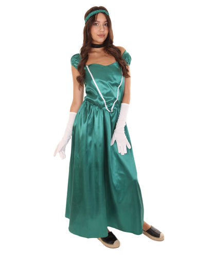 Dark Green Aristocrat Socialite Costume