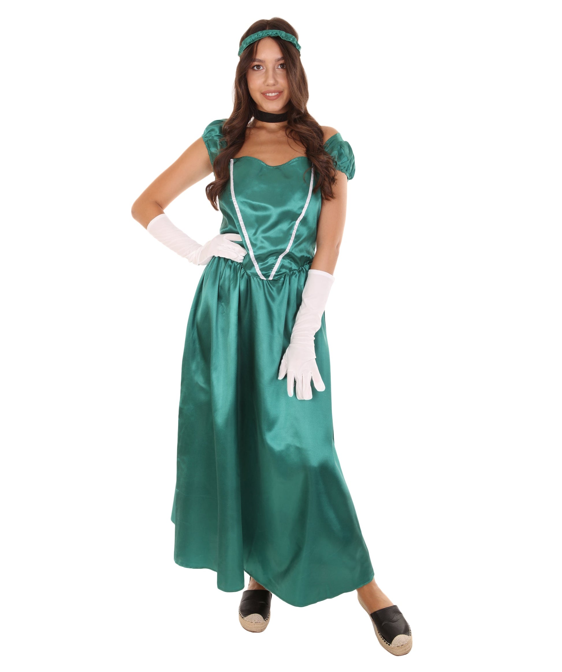 Dark Green Aristocrat Socialite Costume