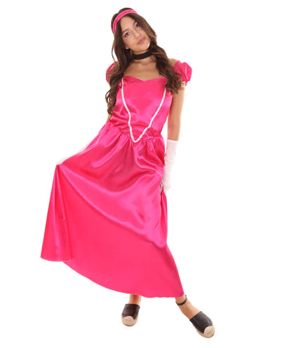 Dark Pink Aristocrat Socialite Costume