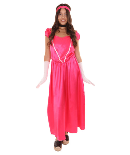 Dark Pink Aristocrat Socialite Costume