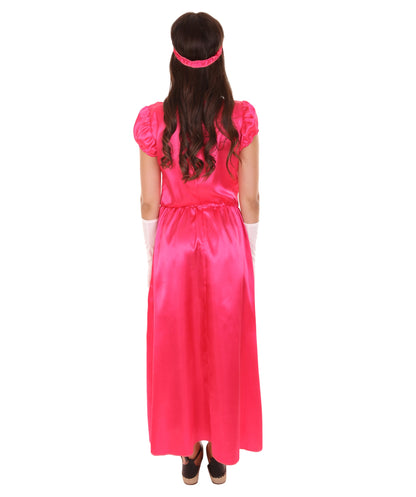 Dark Pink Aristocrat Socialite Costume