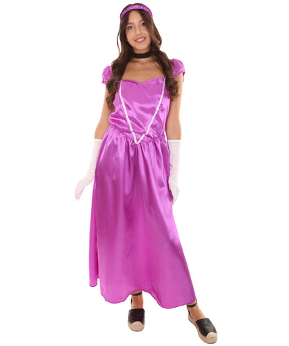 Medium Purple Aristocrat Socialite Costume