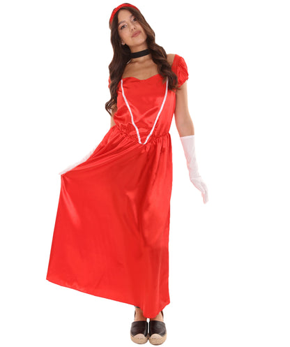 Red Aristocrat Socialite Costume