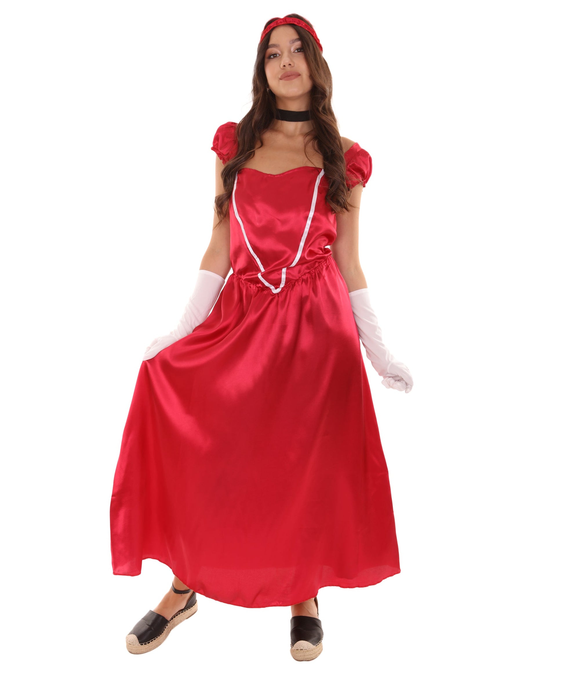 Dark Red Aristocrat Socialite Costume