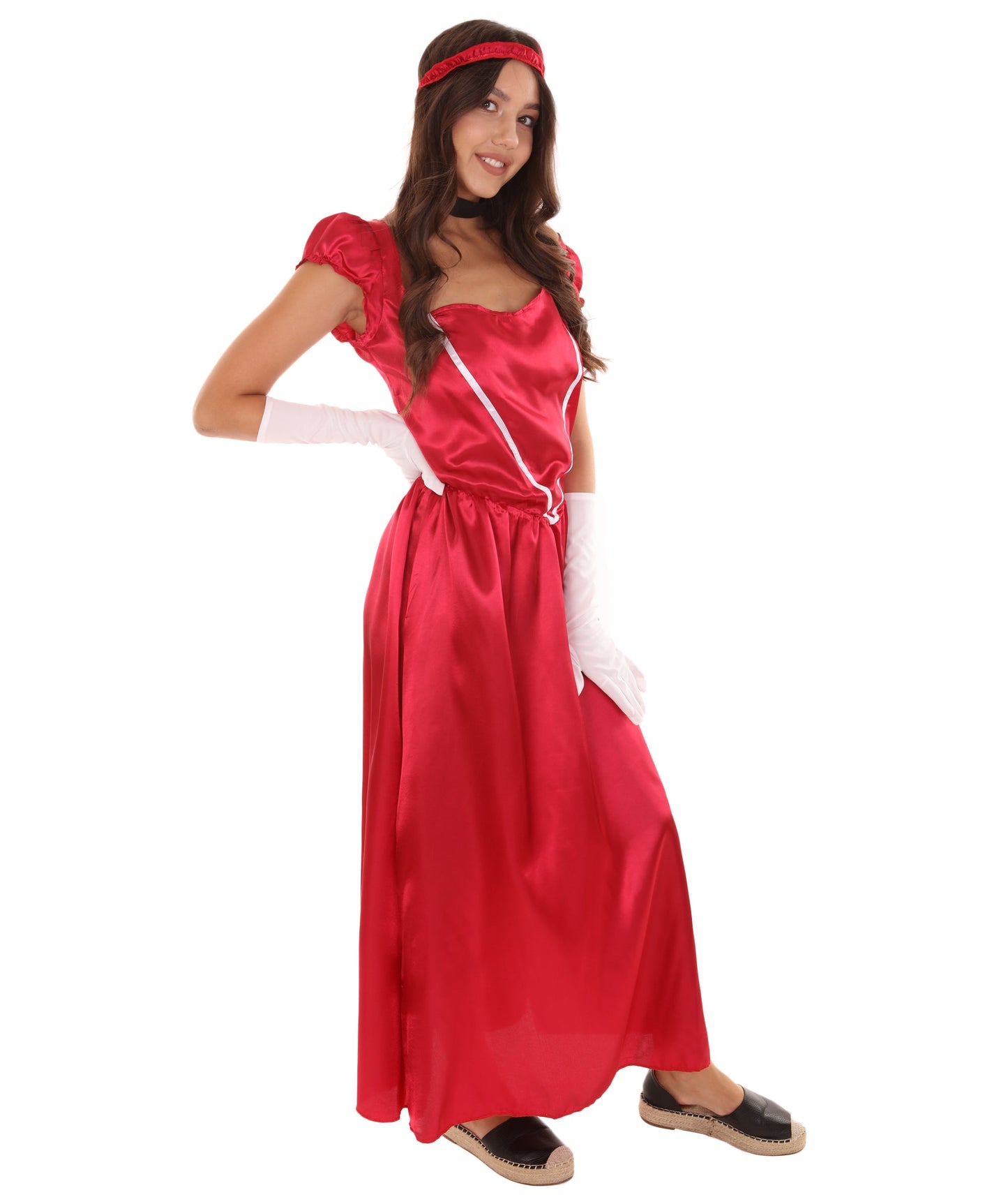 Dark Red Aristocrat Socialite Costume