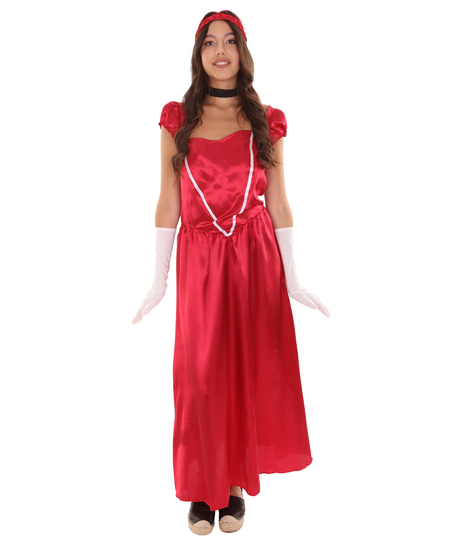 Dark Red Aristocrat Socialite Costume