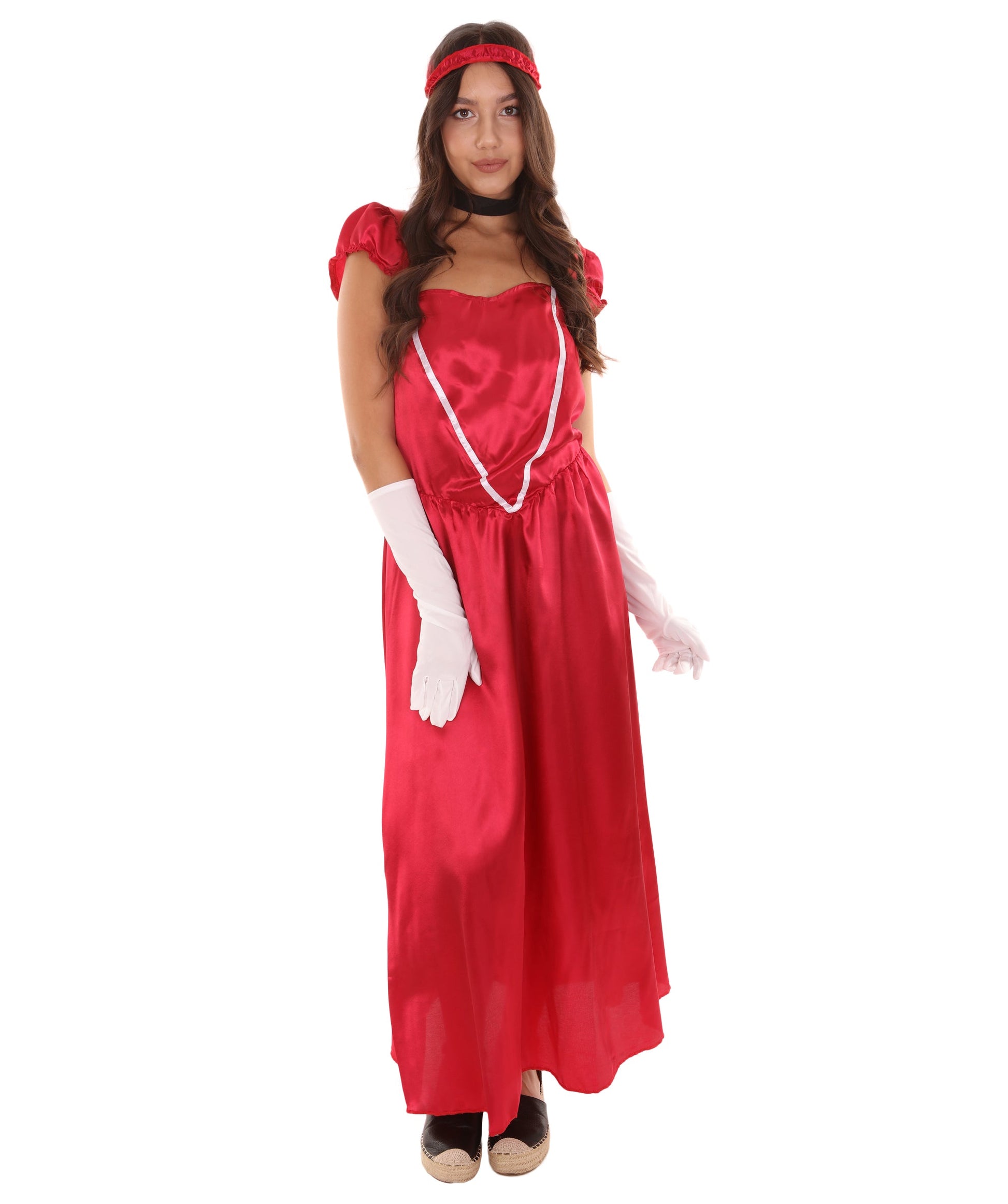 Dark Red Aristocrat Socialite Costume