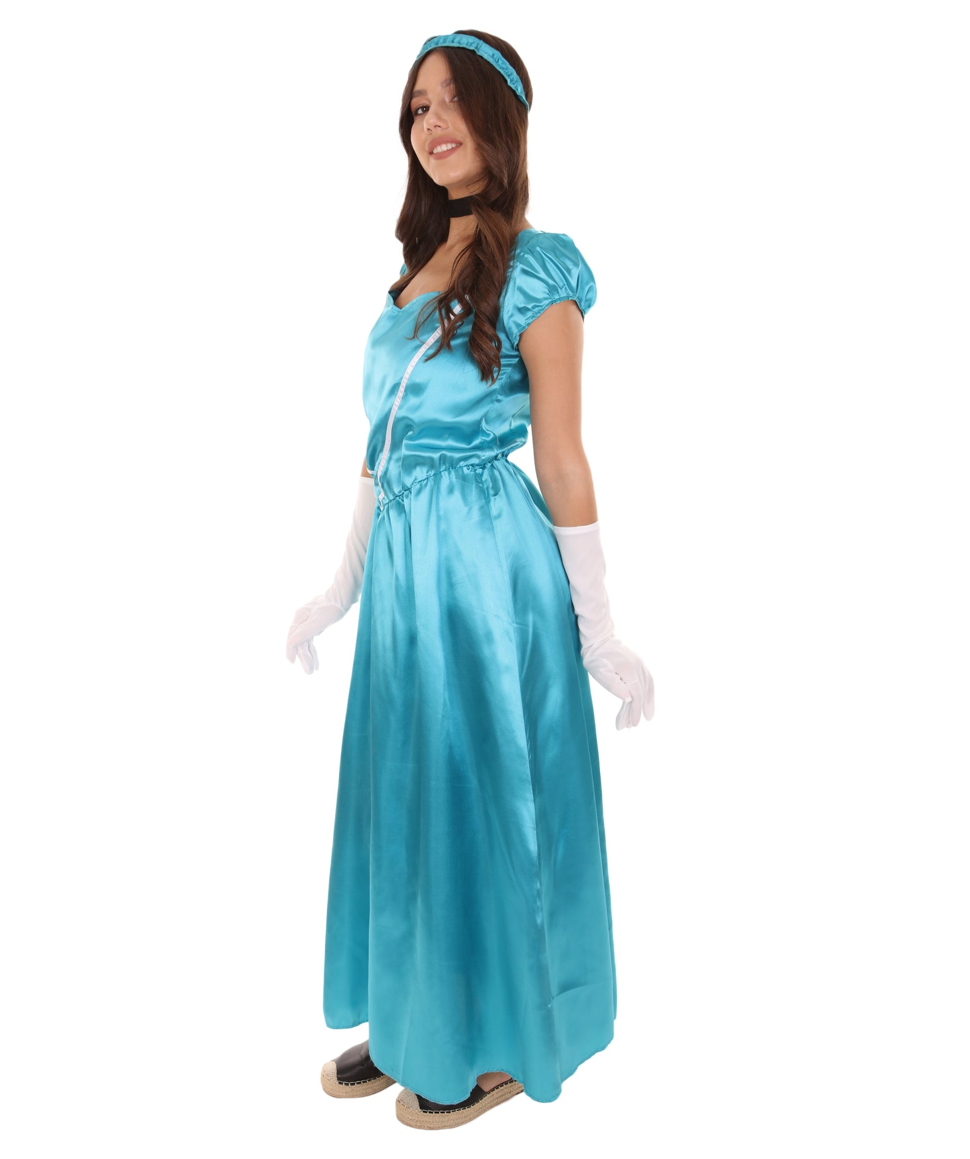 Aqua Blue Aristocrat Socialite Costume