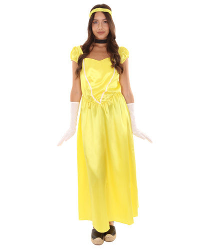 Yellow Aristocrat Socialite Costume