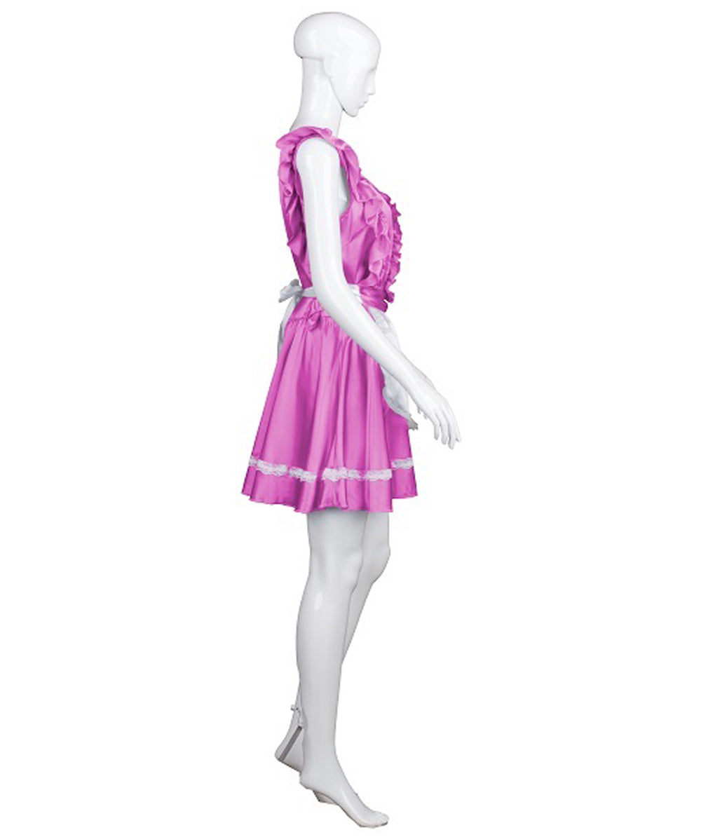 Women's Naught French Maid Uniform Costume | Pink Fancy Costume