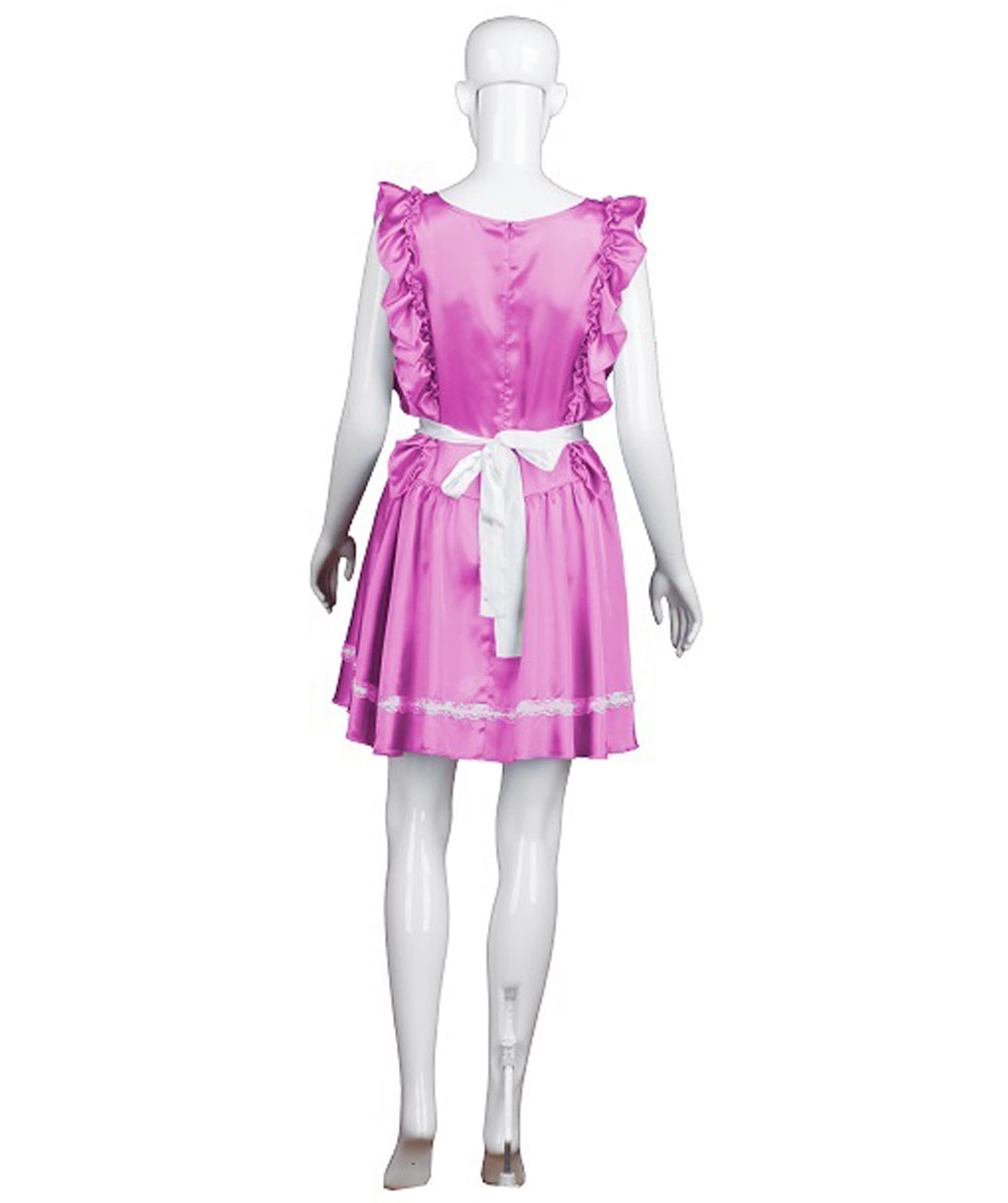 Women's Naught French Maid Uniform Costume | Pink Fancy Costume