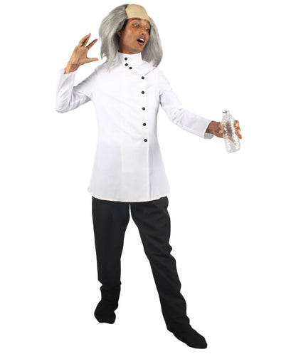 Men's Mad Scientist Costume | Black & White Halloween Costume