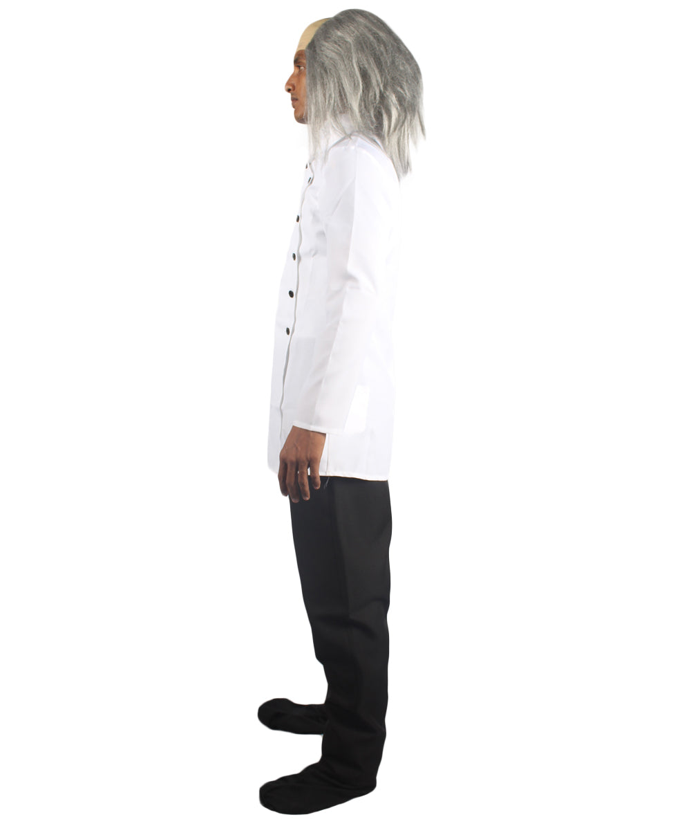 Men's Mad Scientist Costume | Black & White Halloween Costume