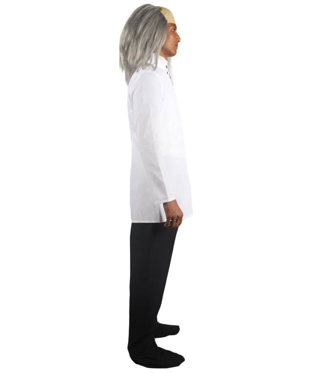 Men's Mad Scientist Costume | Black & White Halloween Costume