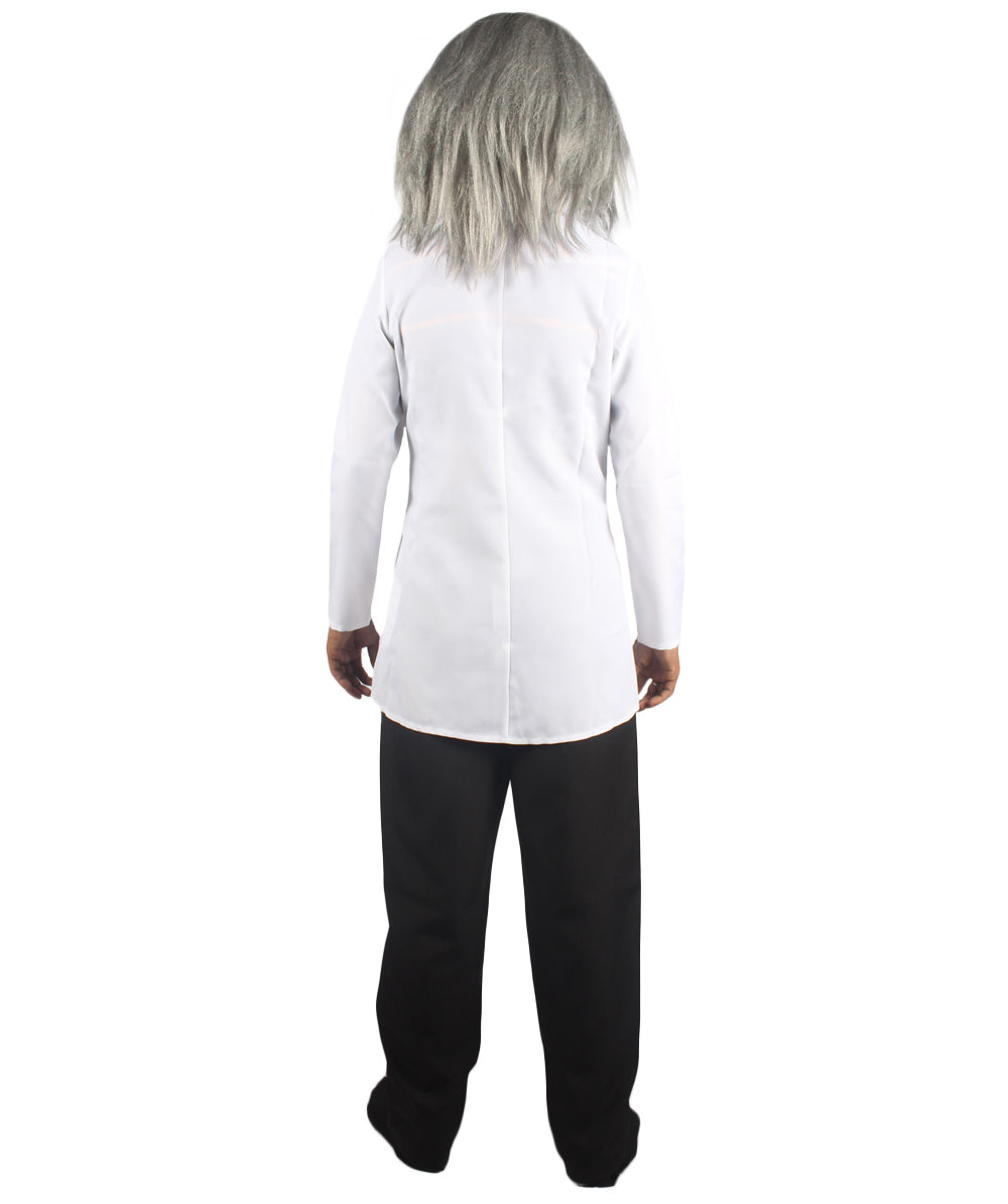 Men's Mad Scientist Costume | Black & White Halloween Costume