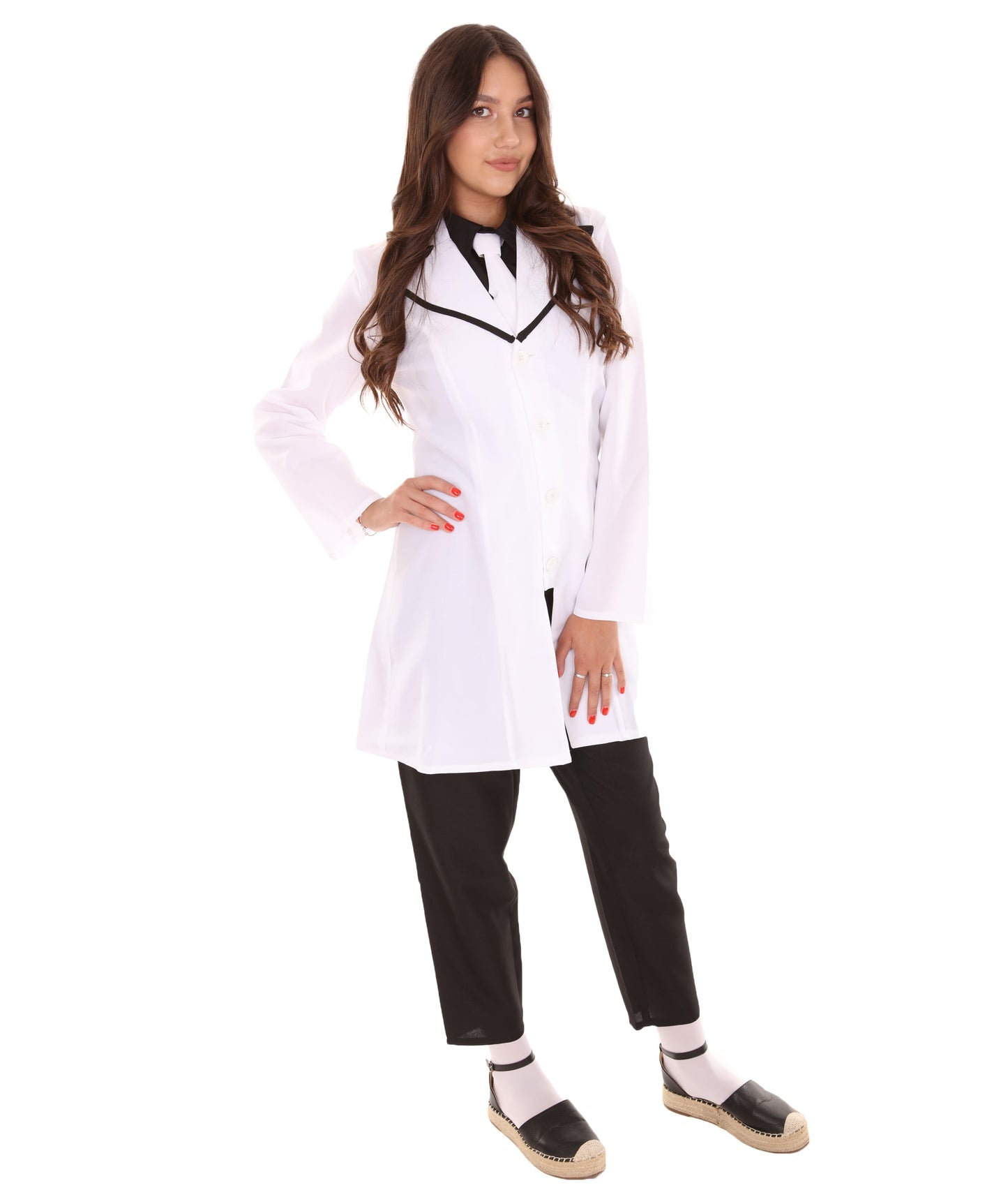 Women's Doctor Costume | Black & White Fancy Costume