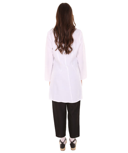 Women's Doctor Costume | Black & White Fancy Costume