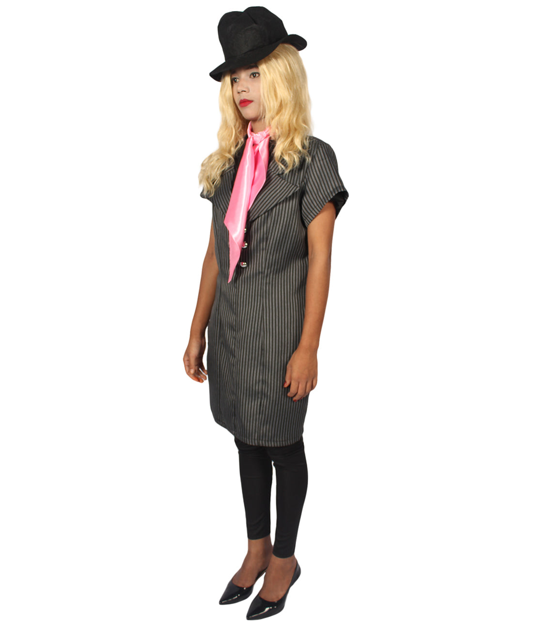 Women GANGSTER'S COSTUME | Grey Fancy Costume