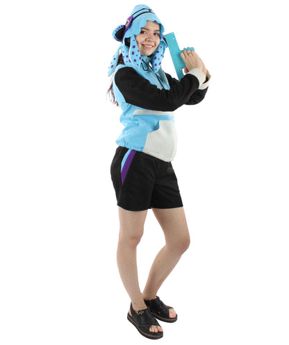 Women Gaming Costume | Blue Fancy Costume